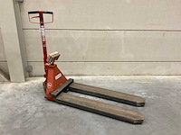 Bt-lifters bt l 2000/9 hand hydraulische palletwagen met weegschaal