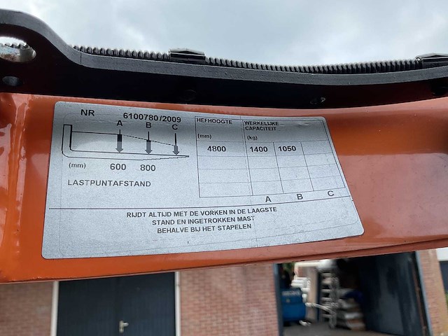 Bt reflex rre140 reachtruck - afbeelding 5 van  19