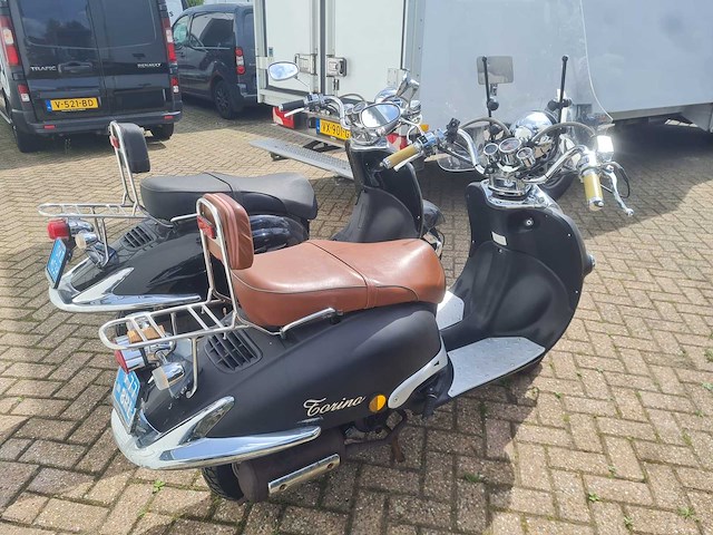 Btc grand retro / killerbee torino - snorscooter - grande retro old - dkz-03-r - afbeelding 5 van  6