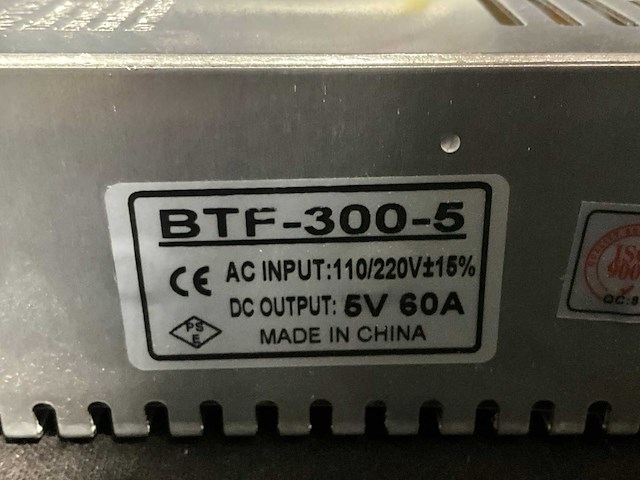 Btf 300-5 voeding 5v, 60a (14x) - afbeelding 3 van  4