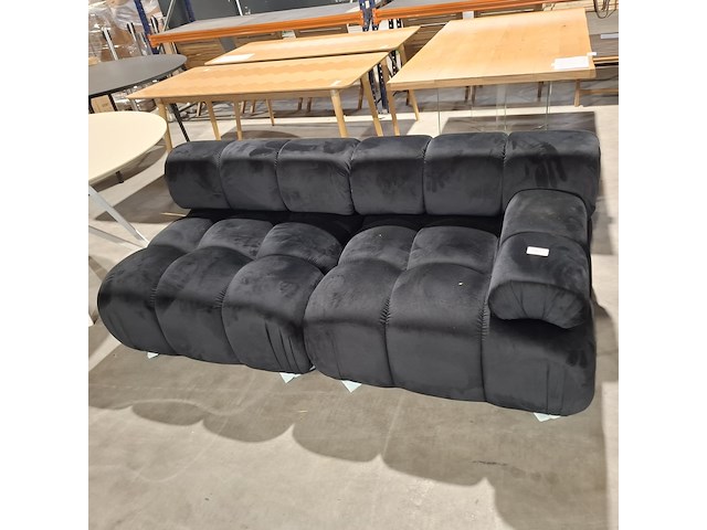 Bubbelbank tropea, milo casa, zwart - afbeelding 6 van  7