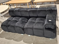 Bubbelbank tropea, milo casa, zwart - afbeelding 6 van  7