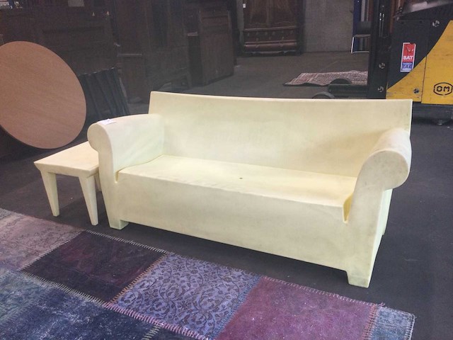 Bubble-club 2-zitbank met bijzettafel - afbeelding 1 van  4