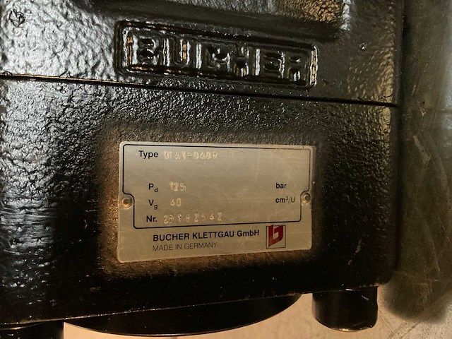 Bucher/stöber hydrauliekpomp (4x) - afbeelding 3 van  4