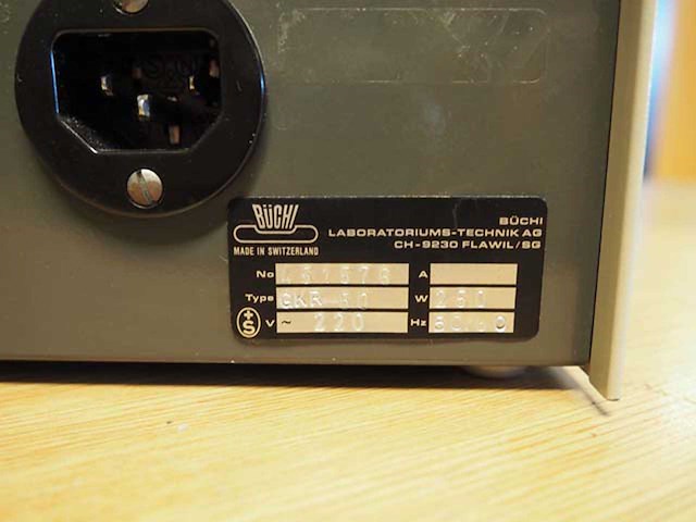 Buchi - gkr-50 - glas tube oven - afbeelding 8 van  8