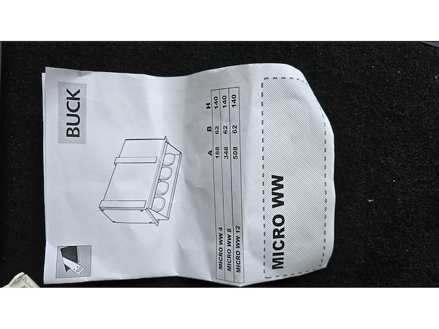 Buck - micro ww 4 - 840 ho css - inbouwspot - afbeelding 1 van  3