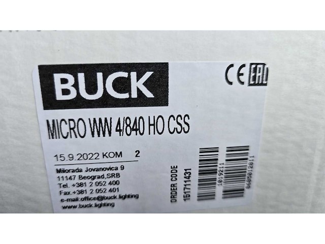 Buck - micro ww 4 - 840 ho css - inbouwspot - afbeelding 12 van  12