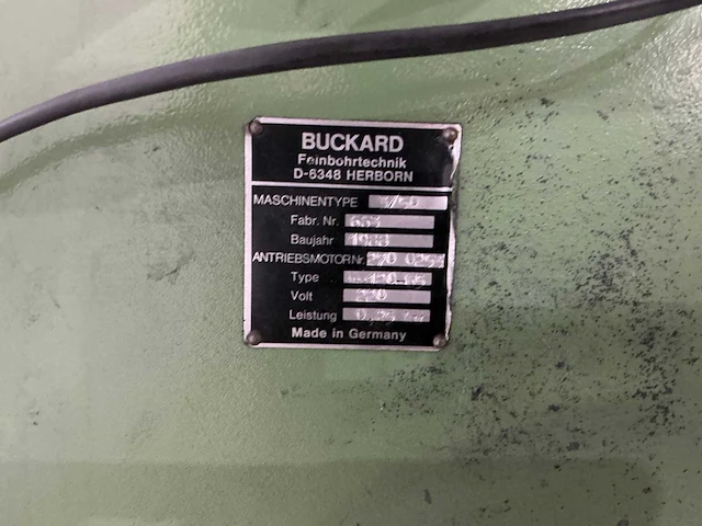 Buckard - 1988 - 3/50 - kolomboormachine - afbeelding 9 van  10