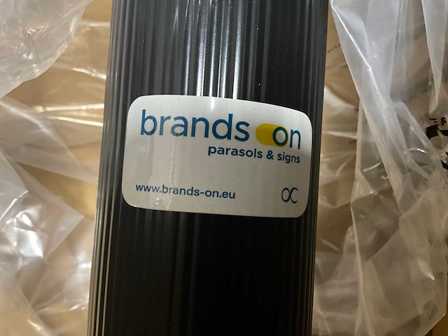 Bud beer aluminium 4x4 horeca parasol - afbeelding 2 van  6