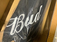 Bud beer aluminium 4x4 horeca parasol - afbeelding 3 van  5