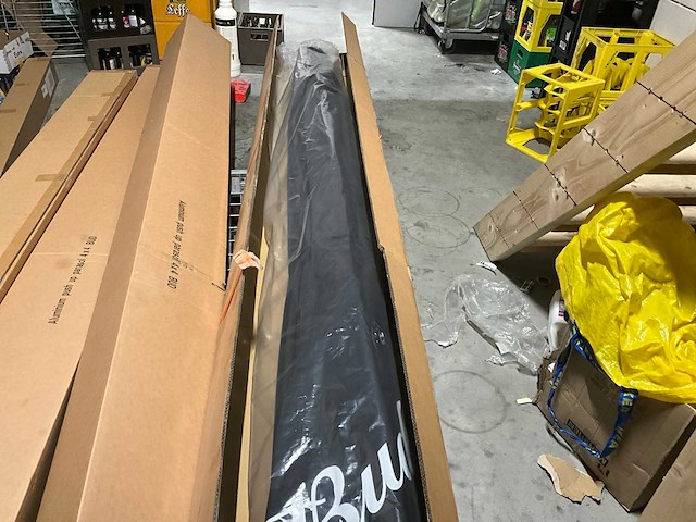 Bud beer aluminium 4x4 horeca parasol - afbeelding 4 van  5