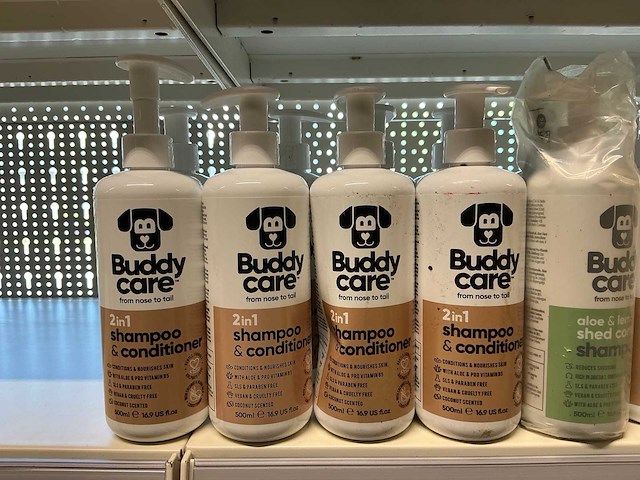 Buddy care 2 in 1 honden shampoo (17x) - afbeelding 2 van  4