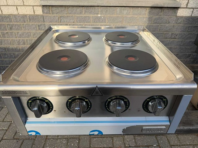 Buffalo - 4 pits ongebruikt - kookplaat - afbeelding 1 van  4