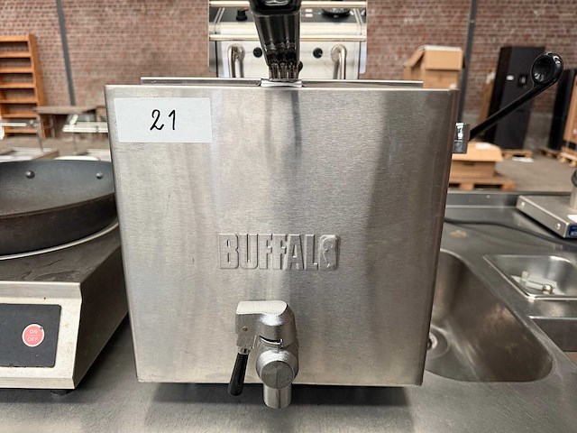 Buffalo - gh126 - professionele elektrische friteuse - afbeelding 2 van  7