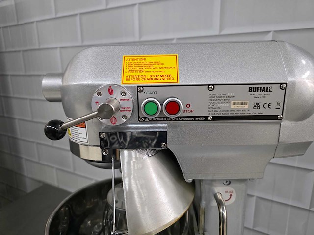 Buffalo - gl190 - nieuwe planetaire mixer - afbeelding 8 van  9