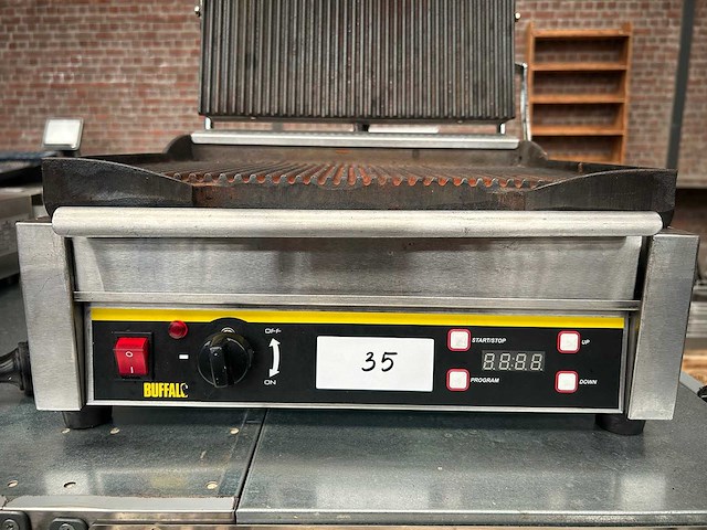 Buffalo - l518-b - professionele contactgrill extra groot - afbeelding 2 van  6