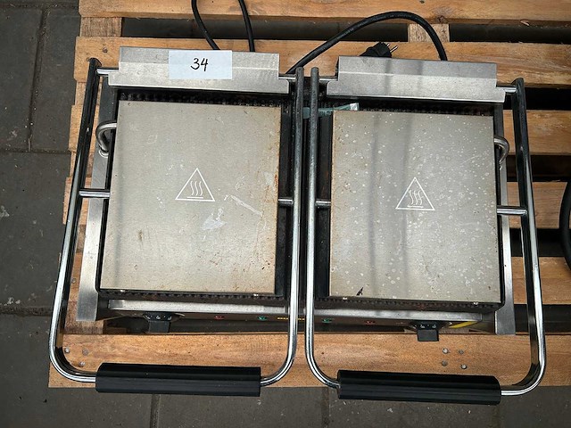 Buffalo - professionele dubbele contactgrill / paninigrill - afbeelding 3 van  6