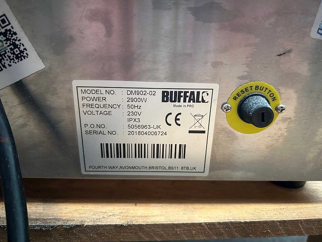 Buffalo - professionele dubbele contactgrill / paninigrill - afbeelding 5 van  6
