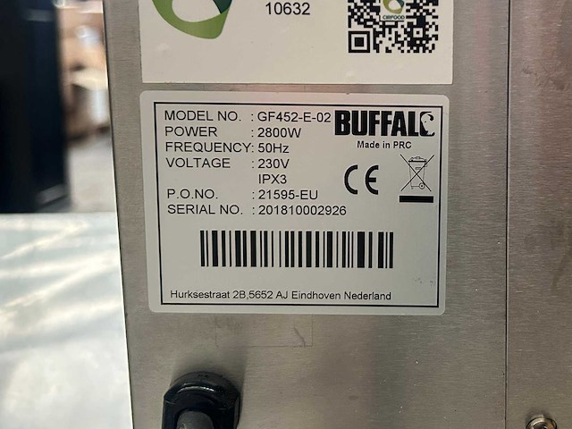 Buffalo - professionele horeca salamander / grilloven - afbeelding 6 van  6