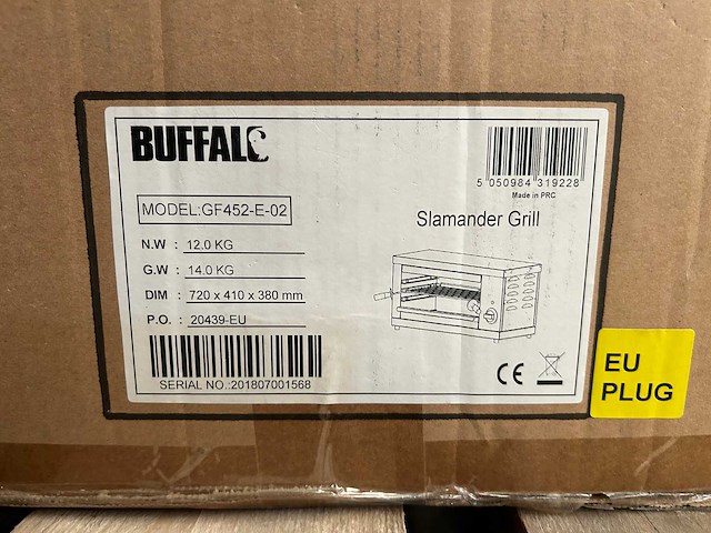 Buffalo - professionele horeca salamander / grilloven - afbeelding 5 van  5
