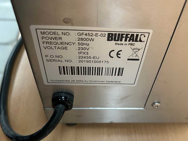 Buffalo - professionele horeca salamander / grilloven - afbeelding 4 van  4