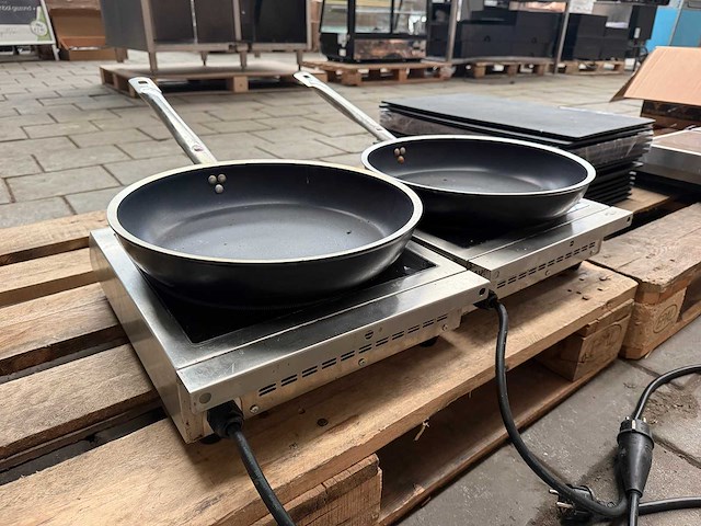 Buffalo - professionele inductiekookplaat met pan (2x) - afbeelding 6 van  6
