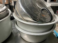 Buffalo commercial rice cooker 23l pan - afbeelding 8 van  9