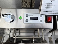 Buffalo ongebruikt - 2 pans 2x 8l - friteuse - afbeelding 5 van  6