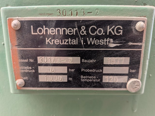 Buffervat lohenner & co , 30113-2, bouwjaar 1977 - afbeelding 4 van  7