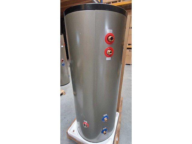 Buffervat rvs 260l met tapspiraal - gebruikt, rvs - afbeelding 1 van  1