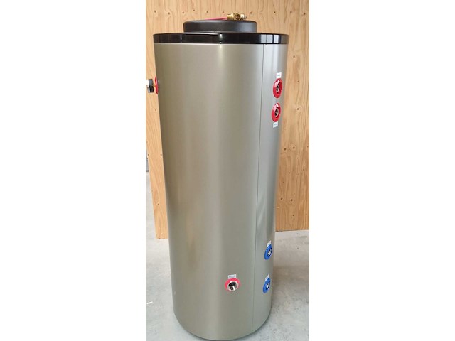 Buffervat rvs 260l met tapspiraal, rvs - afbeelding 1 van  2