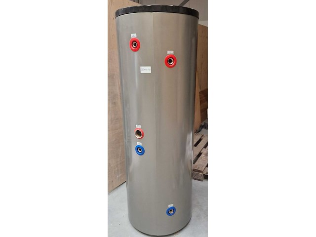 Buffervat rvs 270l met tapspiraal - gebruikt, rvs - afbeelding 1 van  1