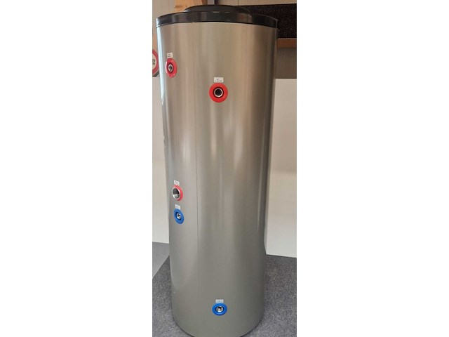Buffervat rvs 500l met tapspiraal, rvs - afbeelding 1 van  1