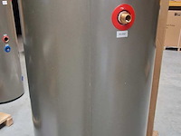 Buffervat rvs met tapspiraal 300l horizontaal - gebruikt, rvs - afbeelding 2 van  2
