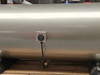 Buffervat rvs met tapspiraal 300l horizontaal let op: foto is demo model. artikel zit nieuw in doos, rvs - afbeelding 1 van  1