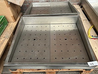 Buffet- en presentatiebak / crushed ice bak (2x) - afbeelding 1 van  3