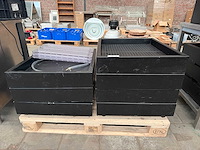Buffet- en presentatiebak / crushed ice bak (7x) - afbeelding 1 van  6