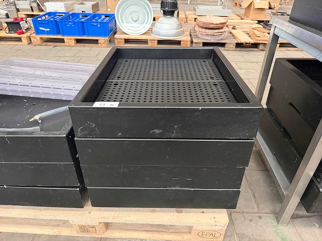Buffet- en presentatiebak / crushed ice bak (7x) - afbeelding 2 van  6