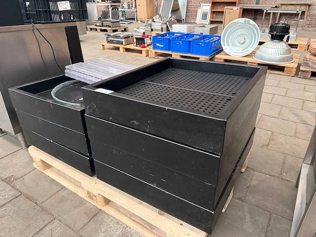 Buffet- en presentatiebak / crushed ice bak (7x) - afbeelding 3 van  6