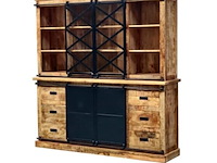 Buffetkast mangohout 200x45x220cm, mango, 2025