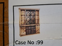 Buffetkast mangohout 200x45x220cm, mango, 2025 - afbeelding 2 van  4