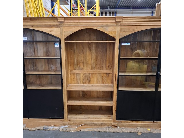 Buffetkast mangohout 400 cm 1 geheel, 2026 - afbeelding 3 van  8