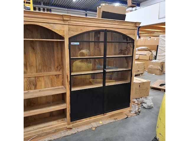 Buffetkast mangohout 400 cm 1 geheel, 2026 - afbeelding 4 van  8