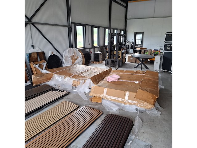 Buffetkast mangohout 400 cm | gebroken, in 2 delen, 2026 - afbeelding 1 van  12