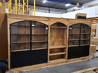 Buffetkast mangohout 400 cm | gebroken, in 2 delen, 2026 - afbeelding 1 van  6