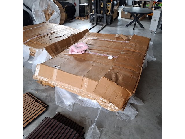 Buffetkast mangohout 400 cm | gebroken, in 2 delen, 2026 - afbeelding 3 van  6