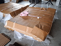 Buffetkast mangohout 400 cm | gebroken, in 2 delen, 2026 - afbeelding 3 van  6