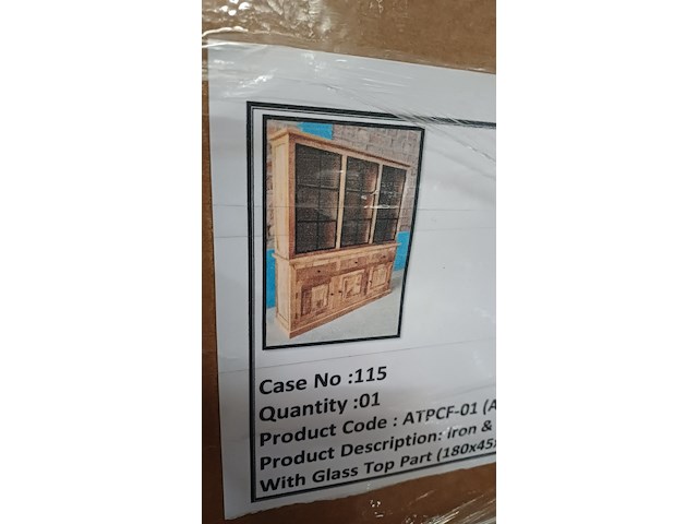 Buffetkast mangohout, mango, 2026 - afbeelding 1 van  2