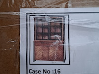 Buffetkast | mangohout | visgraad, 2026 - afbeelding 1 van  3