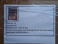 Buffetkast | mangohout | visgraad, 2026 - afbeelding 2 van  3